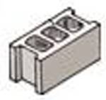 Three Core Concrete Block