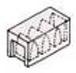 Three Core Concrete Block Cap