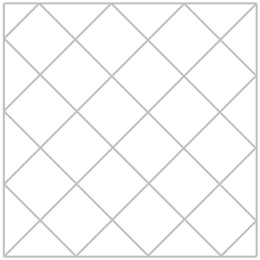 Diamond paver or concrete stone design, pattern, layout