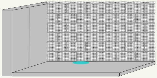 Water seepage from cove joint