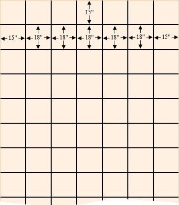 rebar installation grid