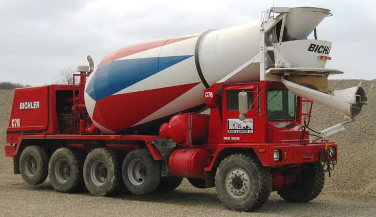 redi-mix concrete truck